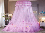 Round Canopy Lace Princess Style Mosquito Net Bed Curtain for Children Bed V1294-YM0901-JY25244-02