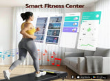 Everfit Treadmill Electric Walking Pad Incline Under Desk Home Gym 380mm Black TMILL-380-INC-BK