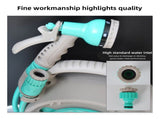Retractable Garden Hose Reel with 6-in-1 Sprayer Nozzle 49Ft Hose Portable Water Hose Reels with V1294-YM0901-H49294BL-EU