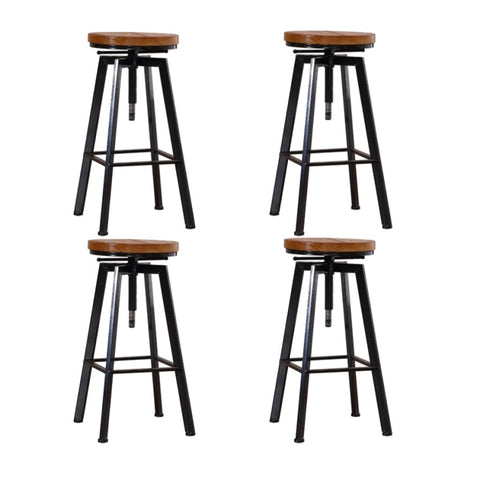 Levede 4x Bar Stools Industrial Kitchen BR1001X4