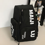 Fashion Backpack Sport Backpack Travel Backpack Four-Color Backpack Trendy - Black - Size L V1347-127-12590-BLK-L