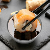 10 Pcs Stainless Steel Sauce Dishes 5oz/150ml Round Seasoning Bowls Sushi Dipping Bowls Silver Small V1192-AZ-W-17522