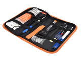 Electric Soldering Iron Kit with Solder Tips 180500&degC Adjustable DIY Welding Repairing ToolUK 220V V1294-YM0901-3117210128511