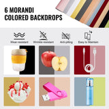 Photo Studio Light Box 3000-5600K 6 Double-Sided Color Backdrops, 41 x 40 x 39 cm V952-SYDXNJBH16ING11SXV9