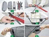 Ultra-Light 1.5KG Portable Folding Rock Camping Chair No Tools Setup 150kg Capacity Heat-Resistant V985-MOONCHAIR