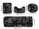 5Pc Bath Mats for Bathroom, Quick-Dry Bathroom Rugs Sets Washable Non-Slip Bath Mat Ultra Soft V1189-LWWAL-20260325-01094