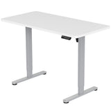FORTIA Sit To Stand Up Standing Desk, 140x60cm, 72-118cm Electric Height Adjustable, 40kg Rated, V219-ADKSSTFO4WTSA