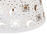 Lamp Shade Iron Sun Moon Star Pattern Hollow Out Carved Table Lamp Cover for E27 E26 Light Bulbs V1294-YM0901-3119240085311