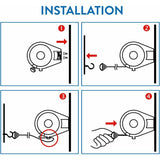 Long, 12M Retractable Clothes Line, Heavy Duty Clothes Dryer, Automatic Retractable Mechanism, Easy V1188-MS-227-0896