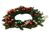 50cm Xmas Wreath Artificial Decorative Front Door Hanging Wreath with Light for Holiday Home Decor V1294-YM0901-240713FB01-4