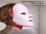 7-Color Facial Mask Device with USB- Light Beige Care, Portable Face Mask Machine for Home Use, 7 V1105-YAHL-01