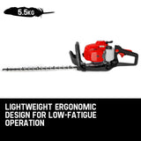 Baumr-AG 26CC Petrol Hedge Trimmer - 2-Stroke Clipper Saw Precision 24 Blade V219-HTMPTLBMRA3P0