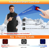 Heated vest for women and men with 9 heating zones, lightweight heating vest for winter V1259-DP01-BO-633