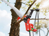 Manual Pole Saw, 118-809.3 cm Extendable Pole Tree Pruner with Scissors, Sharp 65Mn Steel Blade, V952-SDXZJBXZZK8M58IMZ001V0