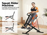 Everfit Foldable Squat Machine Deep Squat Rowing Machine 5 Adjustable Seat Home Gym ROWING-D-SQUAT