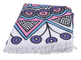 Beach Towel Oversized Soft Thick Microfiber Round Shape Absorbable Moisture Swim Towel for Outdoor V1294-YM0716-3112220051912