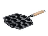 14 Hole Takoyaki Maker Grill Pan Cast Iron Nonstick Octopus Meat Balls Mould Baking Plate for Home V1294-YM0901-3118240108011