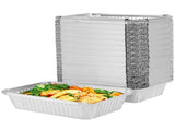 48x Aluminium Disposable Foil Food Container Pans Baking Tray 52x32x8.5cm V563-AF5232-1-48PACKS-1BOX