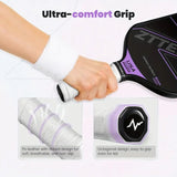 T300 Graphite Carbon Fiber Pickleball Paddles Pickle Ball Racket Racquet V563-YF48332-PURPLE