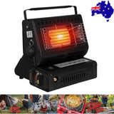 Portable Camping Gas Heater Outdoor Heating Stove Gas Baking Hunting Warmer AU black V201-QNL0002BL8AU