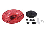 Hanging Solar Bird Bath Fountain Set 9.3in Diameter Bird Bath Bowl with Solar Powered Pump for V1294-YM0901-3111240295211