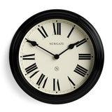 Newgate Notting Hill Wall Clock-Black V398-NG-NOTT321K