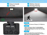 2 Pack LED Floodlight with Motion Sensor, 50W 5000LM 6500K Cool White, IP66 Waterproof V1102-MS-520-014