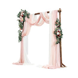 VEVOR Artificial Wedding Arch Flowers Kit Pink With 2 Pcs Flowers 3 Pcs Drapes V952-HLGMHTJ5JTFSIZ4UYV0