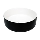 2023 Matte Black matte white matte Pink Green Gold Copper Round 360 mm Dia top counter basin V549-360MB