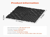 Interlocking Drainage Mat, 31 x 31 cm Modular Interlocking Cushion, 24 Pcs Splicing Drainage Mats, V952-CKPSD12X12INM0OD3V0