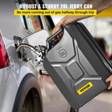 VEVOR Jerry Fuel Can, 5.3 Gallon / 20 L Portable Jerry Gas Can with Flexible Spout System, Rustproof V952-JBYTHBDDWC3LU6XF3V0