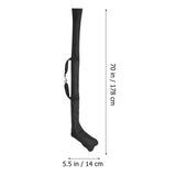 SWETRACE 1Set Black Oxford Cloth Hockey Stick Bag for Ice Hockey Equipment Storage 69.95x5.50x0.39in V1189-LWWAL-20260327-03832