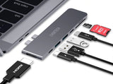 CHOETECH HUB-M14 USB-C 7 in 1 Expand Docking Station Hub for MacBook Pro V28-ELECHOHUBM14