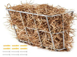 Livestock Hay Feeder 18.5 Gallons Wall Mounted Goat Hay Rack for Horses V952-SCWSQBGSWGWS1EGM7V0