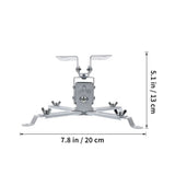 Universal Projector Bracket White Carbon Steel 8-claw Adjustable Mount V1192-AZ-W-31673