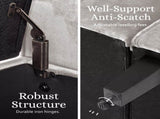 Storage Ottoman Stool Arm Bench Seat 132cm Velvet BEIGE V274-FT-GQ298-BE