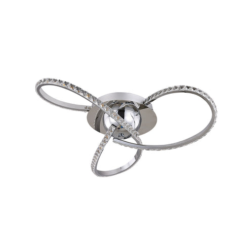 Irie Dimmable 3 Lights LED Ceiling Light - Chrome V558-LL002CL011CH