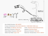 20" Pressure Washer Surface Cleaner, Stainless Steel Pressure Washer Attachments with 4 Wheels, 4500 V952-GYQXJBMQJQYPR0QW0V0