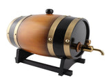 3L Large Capacity Retro Color Oak Wood Red Wine Barrel Bucket Keg Storage Container for Home V1294-YM0901-3118200000511