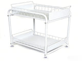 2 Tier Under Sink Storage Rack Kitchen Organizer Steel Frame with Removable Baskets & Suction Feet V324-HO-UNDSINKRACK-WH