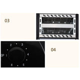 BH 002 Automatic Toaster Multifunctional 2 Slice Toaster Home Breakfast Machine AC 220V Black V1294-YM0716-3113220106211