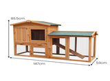 Furtastic Large Wooden Chicken Coop & Rabbit Hutch With Ramp WCC-JOY-005-LHR