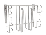 Under Cabinet Hanging Shelf Stainless Steel Under Shelf Storage Rack with Multiple Hooks for Cutting V1294-YM0901-3118240222511