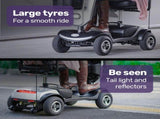 EQUIPMED Mobility Scooter Electric Motorized Ride On E-Scooter for Elderly Older Adult Handicap Aid V219-AGCMSCEMQA3SL