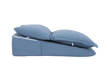 Giselle Reading Pillow Sitting In Bed, No-Sag 25D Foam Base, Modular Backrest With Dual Pockets PILLOW-READ-CORD-BL