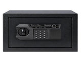 Levede Safe Box Fingerprint Lock Steel Home Safe 14L LED Light Alarm Black SAFE1007-AU