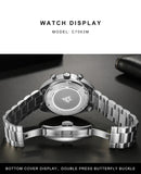 Mens Quartz Chronograph Business Watch V1142-LP1005006972989684-WHITE