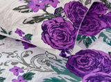 Luxe Loft Purple rose Quilted Comforter & Shams Trending 3Piece Set V745-MAB010782AJ3