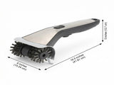 Electric Steam Grill Brush with Stainless Steel Bristles & 3000mAh Rechargeable Battery Powerful V1107-CS-DDZQSKS