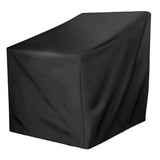 Black Outdoor Rocking Chair Cover, Polyester Patio Protector for Garden, Lawn, Porch Chairs V1369-AZ3-W-19297